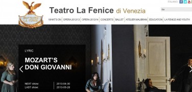 La Fenice Theatre – Opera and Music Programme 2013