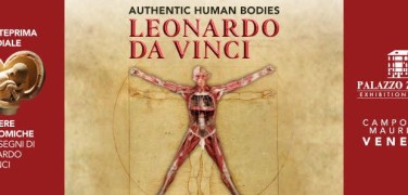 Authentic human bodies. 50 works by Leonardo da Vinci